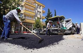 Yeni Sanayi Mahallesinde asfalt çalışması