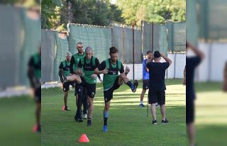 Yeni sezon hazırlıklarını sürdüren Denizlispor...