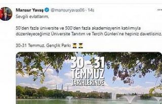 YKS’ye giren öğrencilere davet
