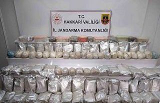 Yüksekova ilçesinde 100 kilo uyuşturucu ele geçirildi