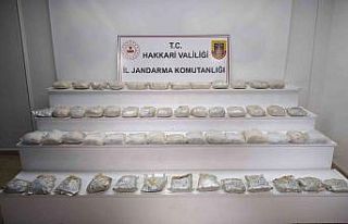 Yüksekova’da 55 kilo metamfetamin ele geçirildi