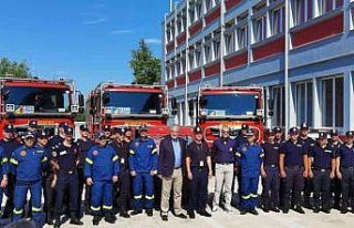 Yunanistan’a Avrupalı itfaiyecilerden destek