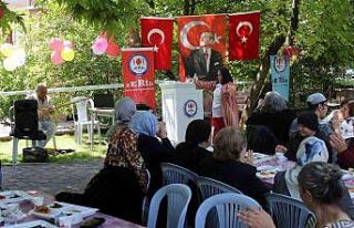 Zihinsel engelli vatandaşlar geleneksel bahar şenliklerinde...