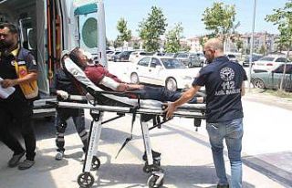 Ziyarete gittiği iş yerinde kazayla vuruldu