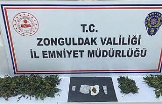 Zonguldak’ta uyuşturucu operasyon