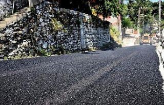 Zorkun Yaylası’nda yol bakım ve asfaltlama çalışmaları