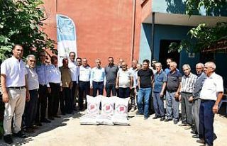 239 çiftçiye 21 ton arpa