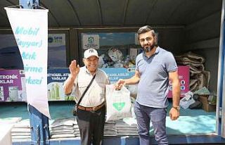 3 ton kompost gübre dağıtıldı