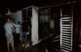 5 Yıldızlı otelin sahil barında korkutan yangın