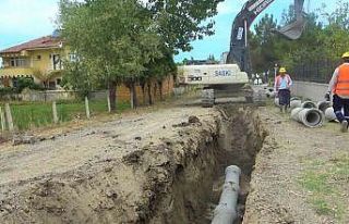 60 km’lik kanalizasyon çalışmasında 7,5 km tamam