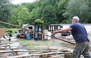 ABD’nin Kentucky eyaletinde meydana gelen selde...