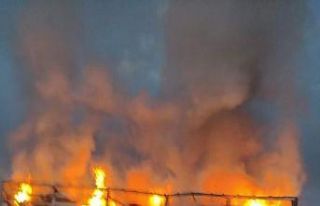 Ağrı’da seyir halindeki tır alev aldı