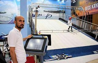 Ağustos sıcağında kayak keyfi