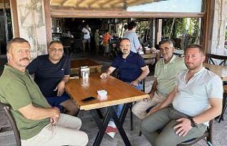 AK Partili Turan, muhtarlar ve turizm işletmecileriyle...