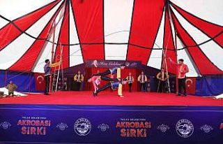 Akrobasi Sirki’ni 4 günde 3 bin kişi izledi
