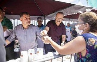 Alanya’da geleneksel aşure etkinliği