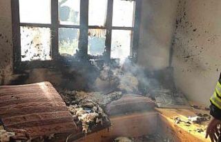 Altınova’da villada çıkan yangın korkuttu