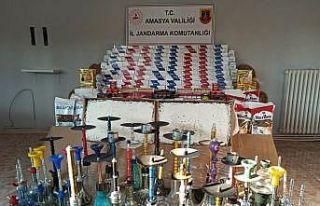 Amasya’da jandarmadan operasyon, 141 bin makaron...