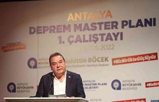 Antalya Deprem Master Planı 1. Çalıştayı düzenlendi