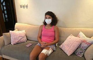 Ayağına yorgun mermi isabet eden genç kız: "Mermi...