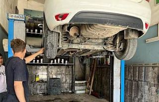 Basıncı kontrol edilmeyen lastikler sıcak asfaltta...