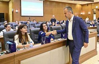Başkan Aktaş stajyerlerle buluştu
