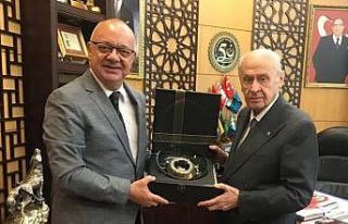 Başkan Ergün, MHP Lideri Bahçeli’yi Manisa’ya...