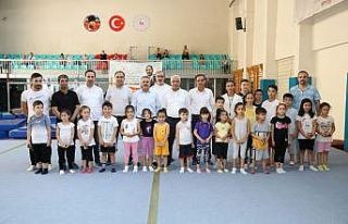 Başkan Güder, gençlerin spor keyfine ortak oldu