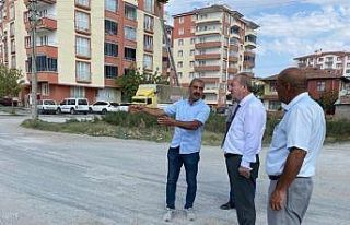 Başkan Şahiner alt yapı çalışmalarını inceledi