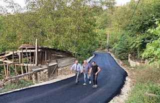 Başkan Sözen devam eden asfalt çalışmalarını...