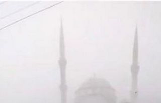 Başkent’te minarenin devrildiği anlar kamerada