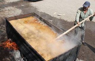 Bayburt’ta bulgur kazanları kaynamaya başladı