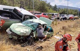 Bodrum’da trafik kazası: 3 yaralı