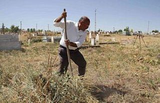 Bulanık Mezarlığı’nda yenileme çalışması