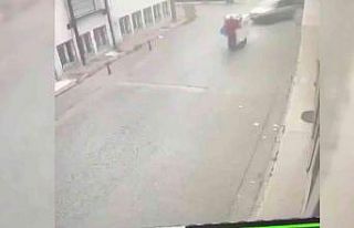 Bursa’da inanılmaz kaza kamerada...Ekmek teknesinin...