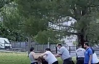 Bursa’da kadınların acımasızca kavgası kameralarda