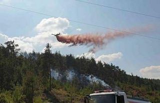 Bursa’da orman yangını için müthiş seferberlik...Yangın...