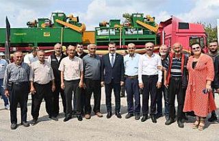 Büyükşehirden üreticilere tohum temizleme makinesi...