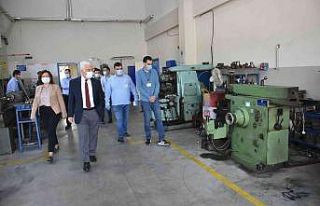 Büyükşehir’in Makine İkmal Tesisinde yüzde...