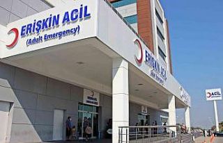 Cam kapıya çarpan çocuk ağır yaralandı