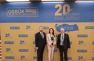 Çanakkale heyeti OSBÜK genel kuruluna katıldı