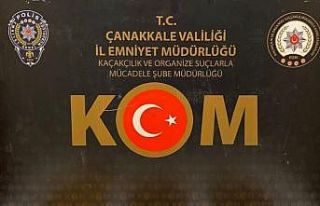 Çanakkale’de tarihi eserler ele geçirildi