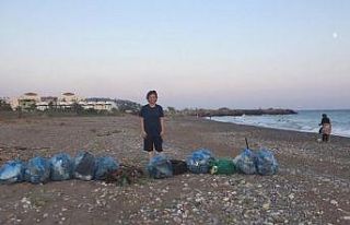 Çevreci öğrenci ödüllendirildi