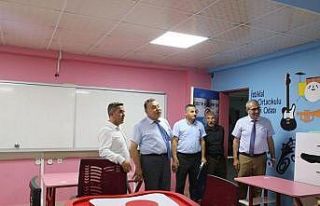 Cizre’de okullarda inceleme yapıldı