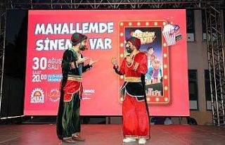 Çocuklar için mahallede sinema