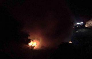 Çöplükte çıkan yangın büyümeden söndürüldü