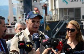 Derince Limanı’na gelen Polarnet gemisinin kaptanı...
