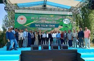 Develi’de 5 yıl süren arazi toplulaştırmada...