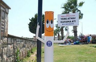 Didim’de geri dönüştürülen hurda malzemeler...