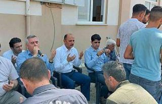 Doğru ve Kaymakam Sevgili’den Şeker’e taziye...